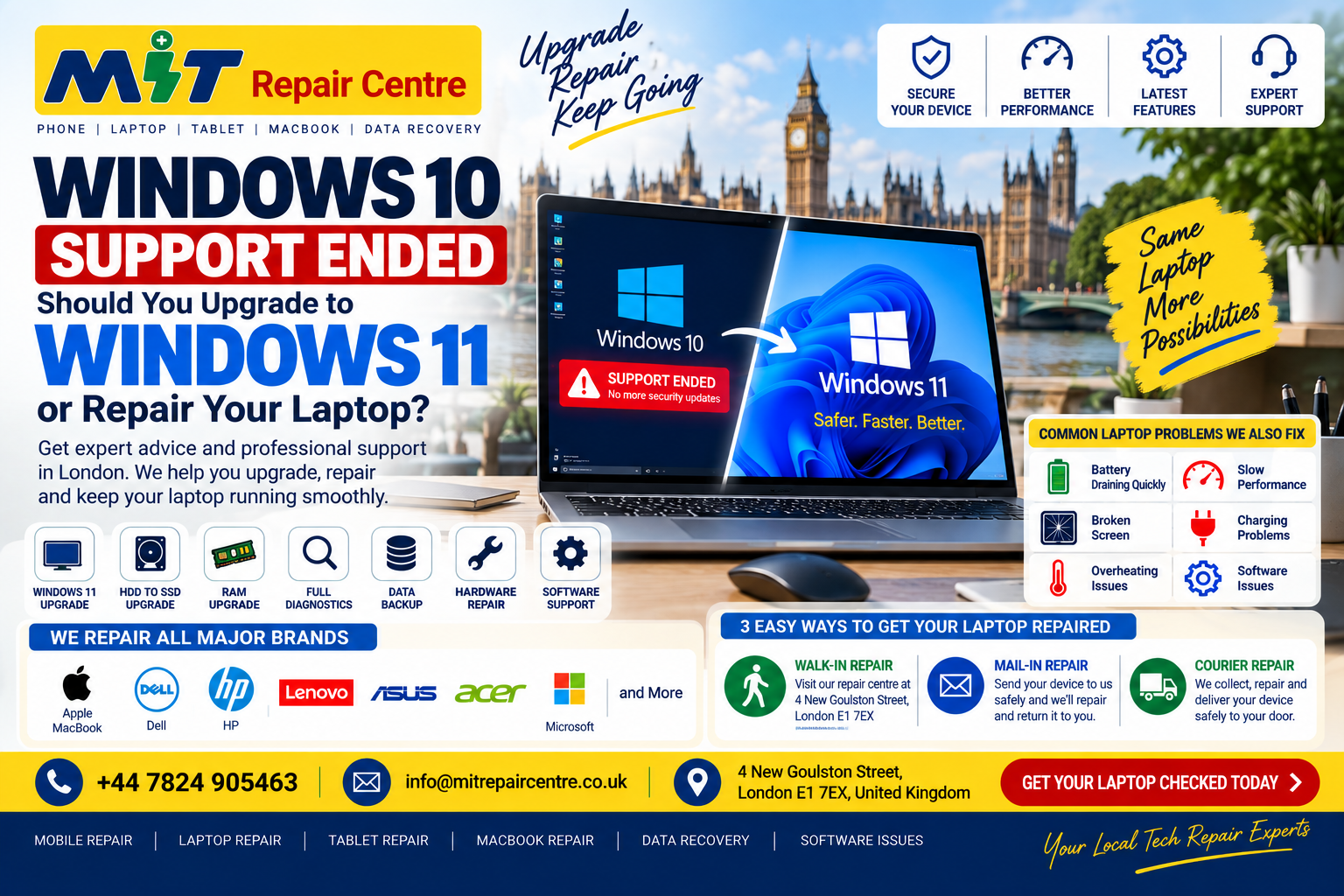 Windows 10 Ended: Should You Upgrade to Windows 11 or Replace Your Laptop in 2026?