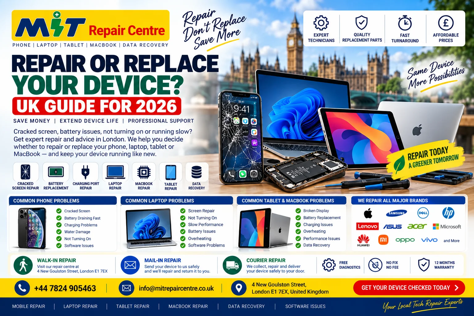 Repair or Replace Your Phone or Laptop? UK Guide to Saving Money in 2026